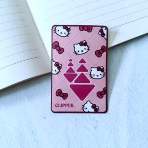 Kitty Clipper Card Sticker