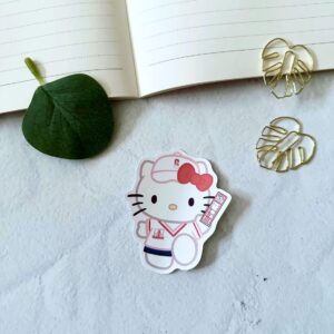 Kitty with Transfer SF Giants Die Cut Sticker