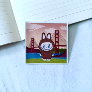 BuBu Golden Gate Bridge Sticker