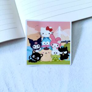 Kawaii Friends Bay Bridge Sticker