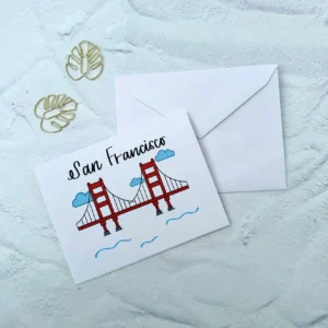 San Francisco Golden Gate Bridge Greeting Card