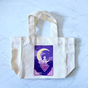 Celestial Clipper Card Canvas Mini Tote