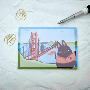 Tin Tin SF Golden Gate Bridge Notepad