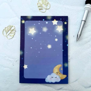 Starry Night Celestial Notepad