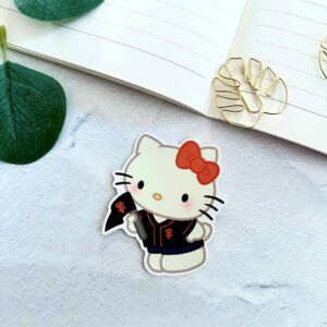 San Francisco Giants Kitty Cat Die Cut Sticker