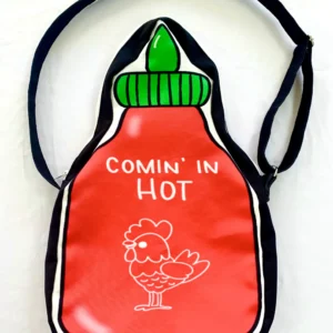 Sriracha Bottle Shaped Tote Bag