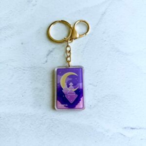 Celestial Clipper Card Epoxy Keychain 