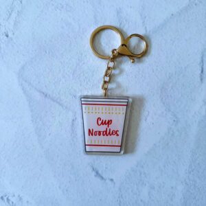 Cup Noodles Epoxy Keychain