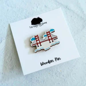 Golden Gate Bridge Wooden Pin