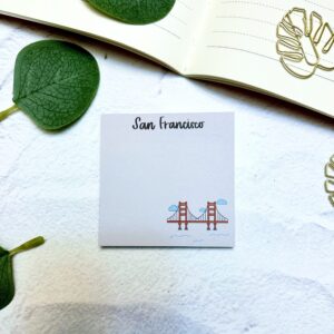 San Francisco Golden Gate Bridge Sticky Notes