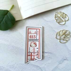 Kitty Muni Transfer Die Cut Sticker