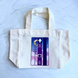 Celestial BART Canvas Mini ToteCelestial BART Canvas Mini Tote